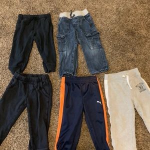 Toddler boys lot of pants